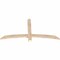 Ekena Millwork Bellingham Smooth Timber Gable Bracket, Douglas Fir, 60"W x 30"H x 1 1/2"D x 3 1/2"F, 12/12 Pitch GBW060X30X0204BEL00SDF - alternate 3